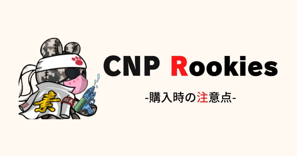 CNPR　クリプトリテラシー　注意点